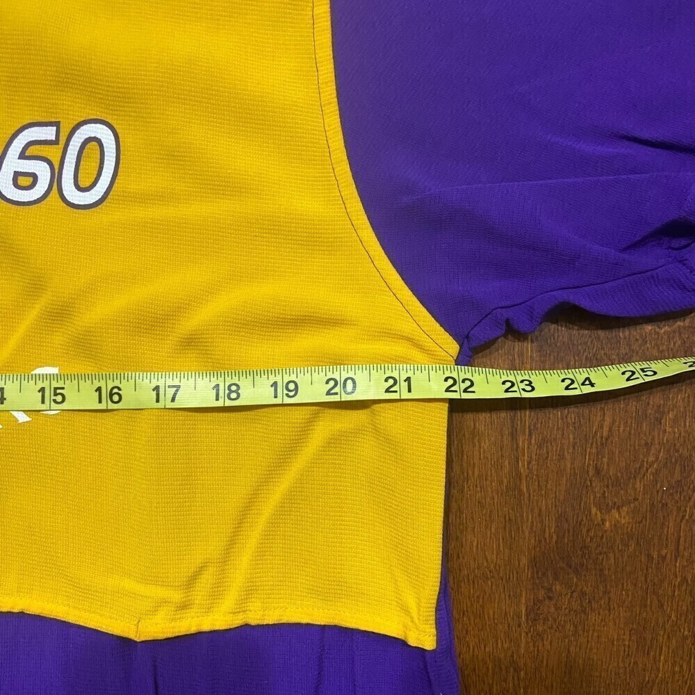 Chiliwear Vintage LSU Tigers Purple Yellow Rayon Button Down Shirt Large - Picture 5 of 7